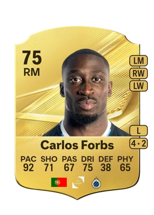 Carlos Forbs 75 RM