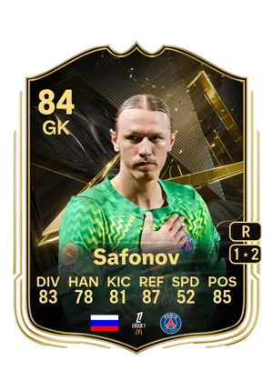 Safonov 84 GK