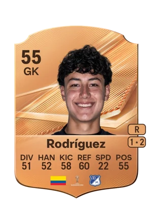 Rodríguez 55 GK
