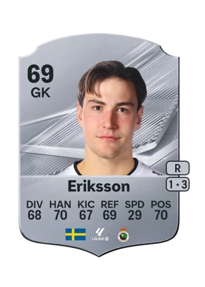 Eriksson 69 GK