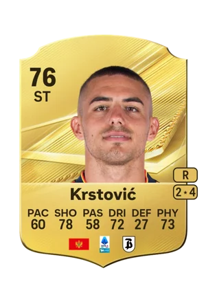 Krstović 76 ST