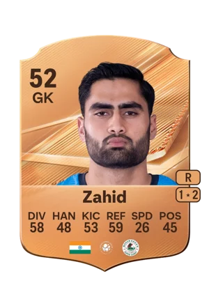 Zahid 52 GK