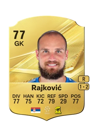 Rajković 77 GK