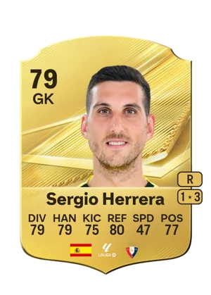 Sergio Herrera 79 GK