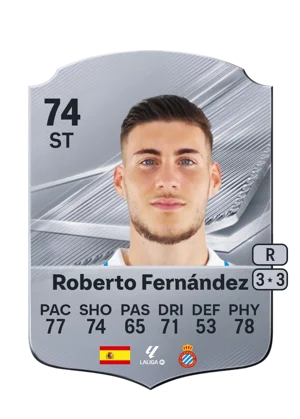 Roberto Fernández 74 ST