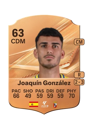 Joaquín González 63 CDM
