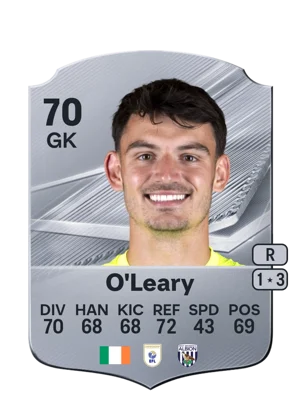 O'Leary 70 GK