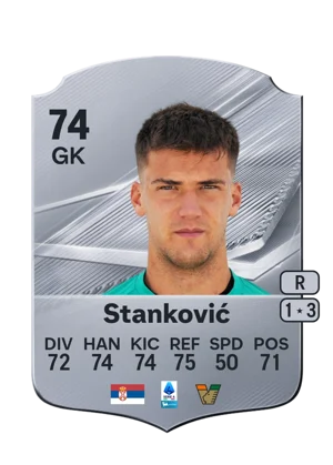 Stanković 74 GK
