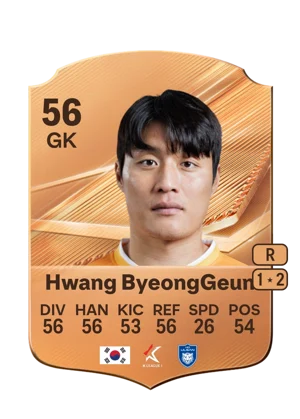 Hwang ByeongGeun 56 GK