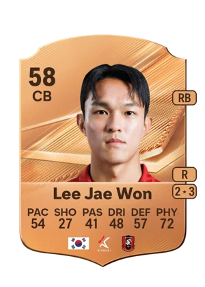 Lee Jae Won 58 CB