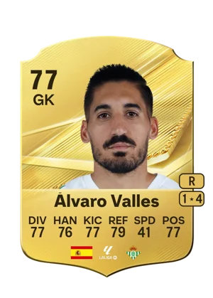 Álvaro Valles 77 GK