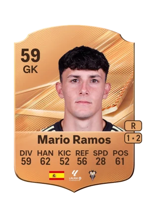 Mario Ramos 59 GK