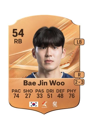 Bae Jin Woo 54 RB
