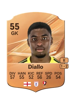 Diallo 55 GK
