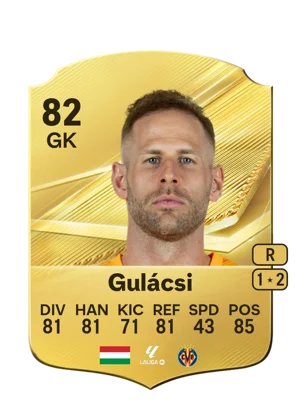 Gulácsi 82 GK