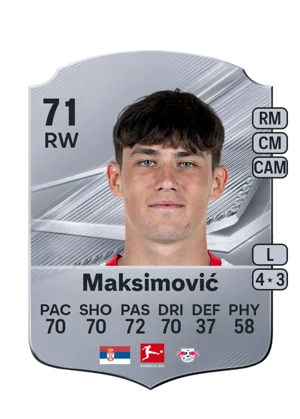 Maksimović 71 RW