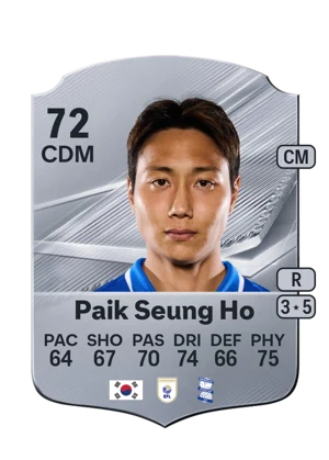Paik Seung Ho 72 CDM