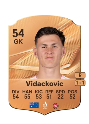 Vidackovic 54 GK