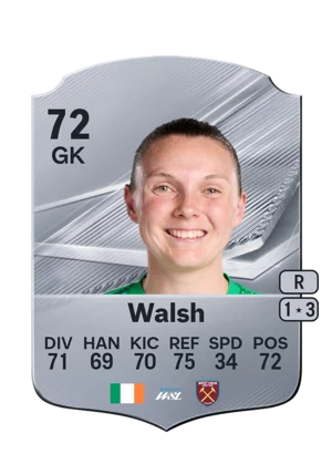 Walsh 72 GK