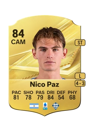 Nico Paz 84 CAM