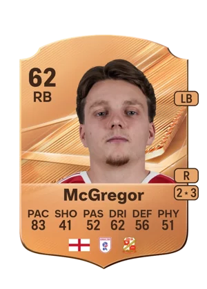 McGregor 62 RB