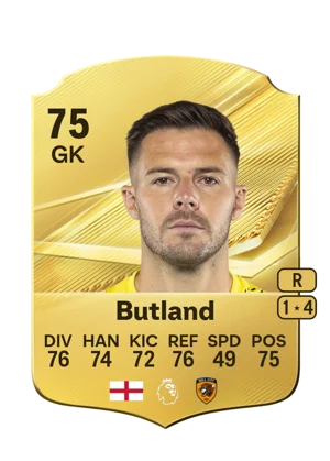 Butland 75 GK