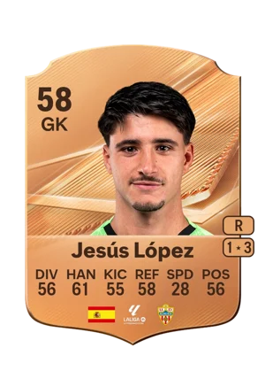 Jesús López 58 GK