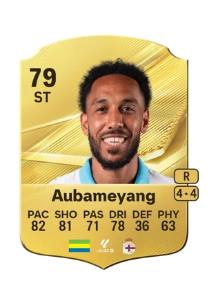 Aubameyang 79 ST