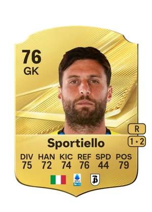 Sportiello 76 GK
