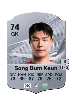 Song Bum Keun 74 GK