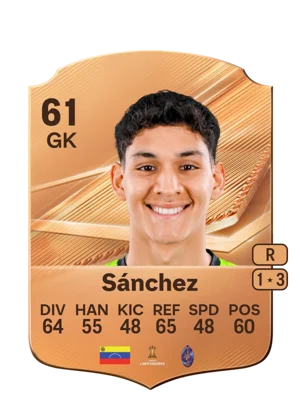 Sánchez 61 GK