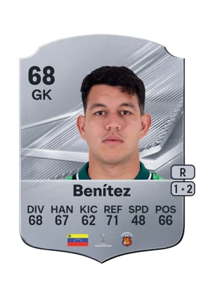 Benítez 68 GK
