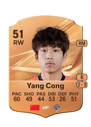 Yang Cong 51 RW