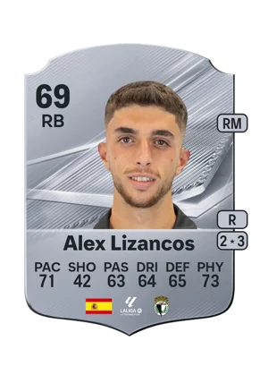 Alex Lizancos 69 RB