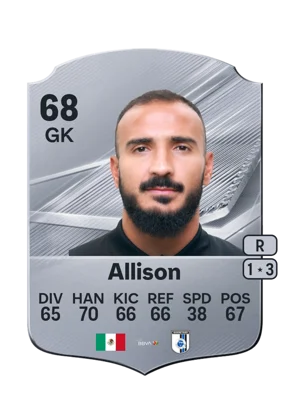 Allison 68 GK