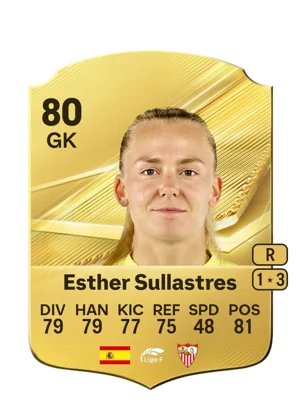 Esther Sullastres 80 GK