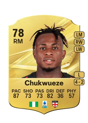 Chukwueze 78 RM
