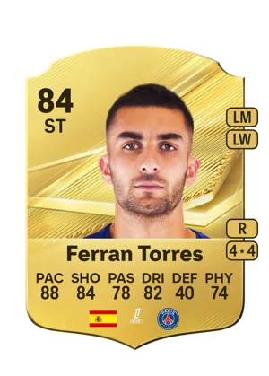 Ferran Torres 84 ST
