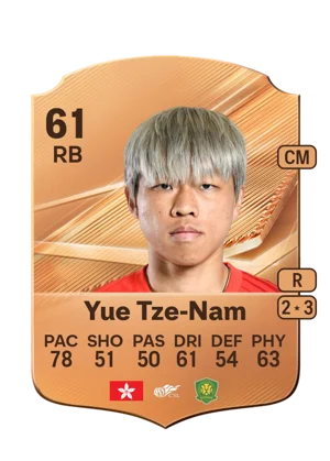 Yue Tze-Nam 61 RB
