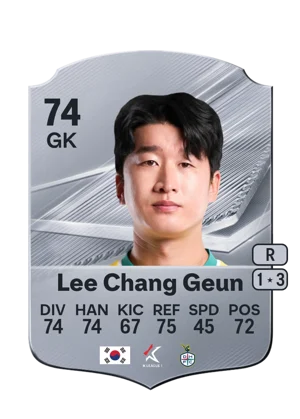 Lee Chang Geun 74 GK