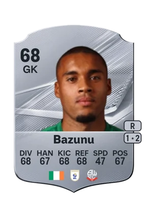 Bazunu 68 GK