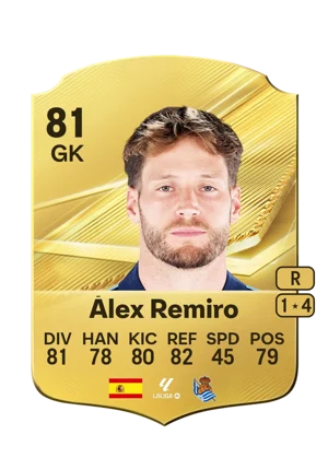 Álex Remiro 81 GK