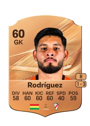 Rodríguez 60 GK