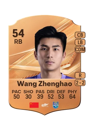 Wang Zhenghao 54 RB