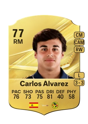 Carlos Álvarez 77 RM