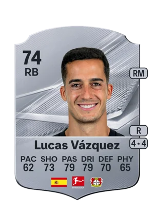 Lucas Vázquez 74 RB
