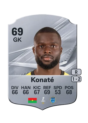 Konaté 69 GK
