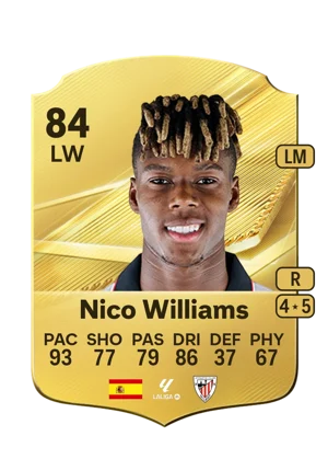 Nico Williams 84 LW