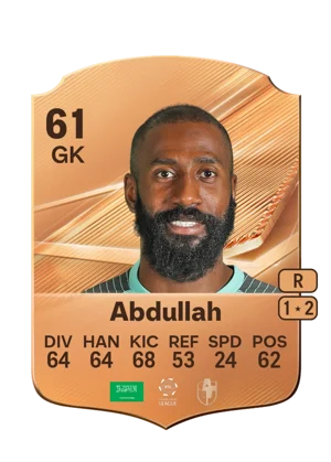 Abdullah 61 GK