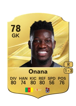 Onana 78 GK